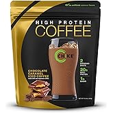 Chike Chocolate Caramel High Protein Iced Coffee, 20 G Protein, 2 Shots Espresso, 1 G Sugar, Keto Friendly and Gluten Free, 14 Servings (14.8 Ounce)