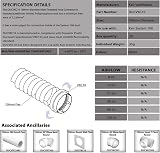 Kair Threaded Connector 100mm 4 Inch Flexible Hose to Round Duct Pipe view 5