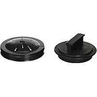 Waste King 1025 Sink Stopper and Splash Guard (Black)