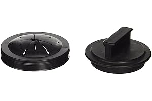 Waste King 1025 Sink Stopper and Splash Guard (Black)