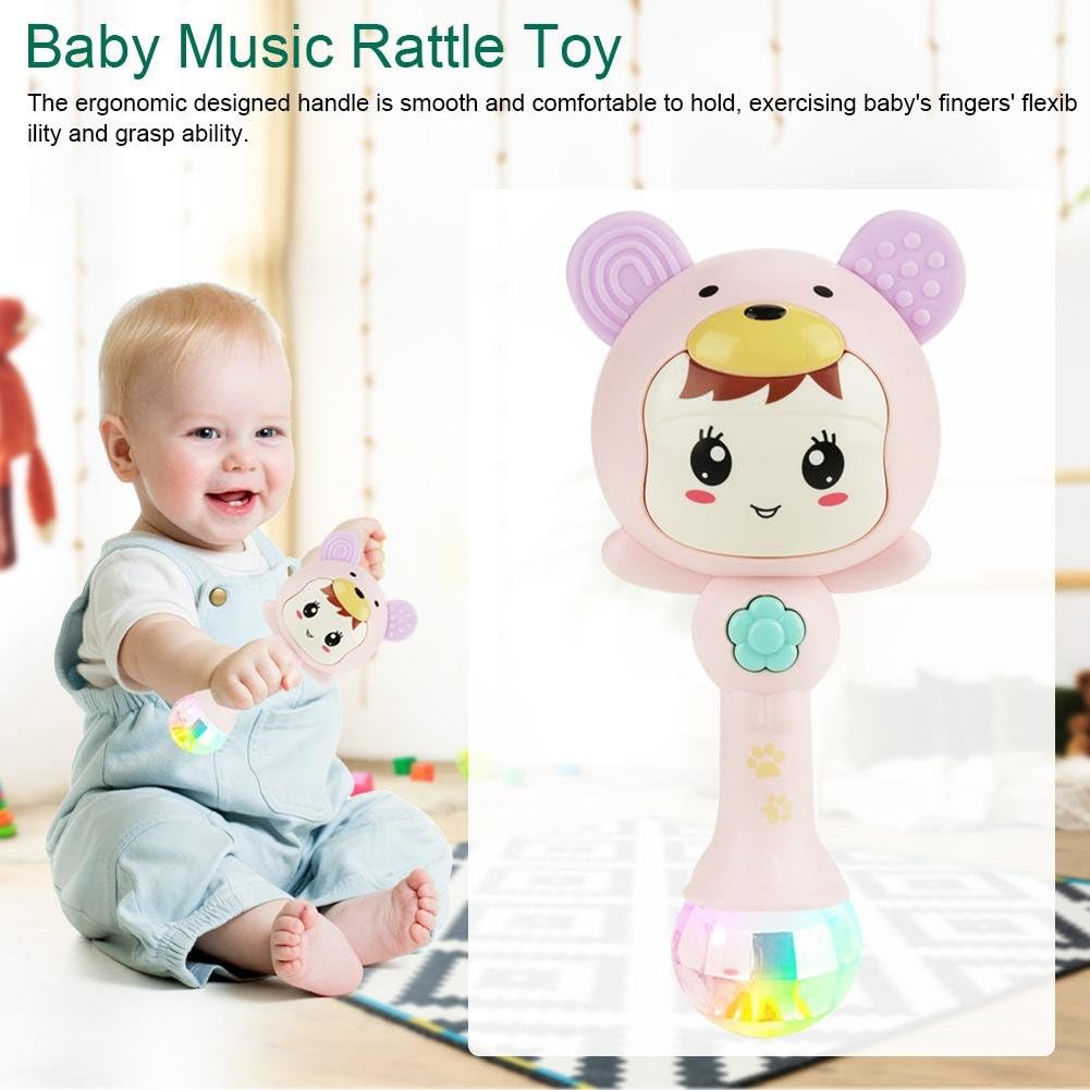 Hochet De Main Jouet Premier Age Bebe Jouets Deveil Clochettes De Musique Baton De Sable Marteau Jouet Mignon De Bande Dessinee Pour Bebe Au Dessus De 10 Mois Zerodis Blue Hochets Jouets D Eveil
