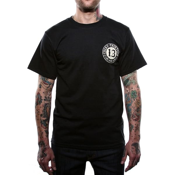 T-shirt The Original Lucky 13 Dead Skull – Nera Taglia L – Uomo – Made In USA - Foto 2
