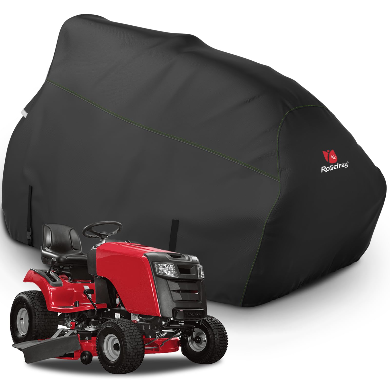 Photo 1 of Rosefray Riding Lawn Mower Cover,Waterproof 420D Marine Grade Fabric-Universal Fit for John Deere,Cub Cadet,Craftsman ,etc.Decks Up to 54",UV, Dust, Snow for Outdoor.72''L*54''W*46''H Black