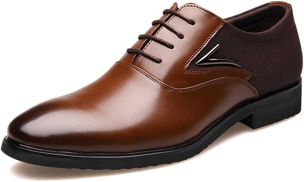 Men's Dress Shoes, Modern Classic Lace Up Round-Toe Wide Width Low Top Semi Formal Casual Oxfords Shoe