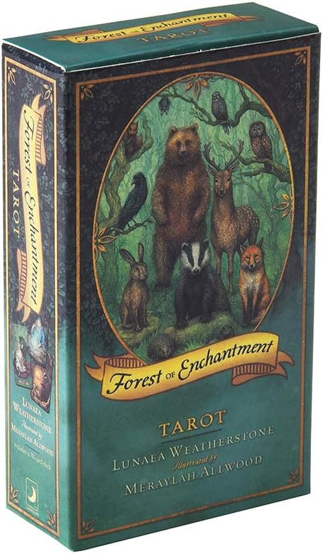 Amazon Co Jp エンチャントタロットの森林 珍しいプリントゲームギフト 初心者ボードゲームのための78枚のカードがあります 英語版 ホーム キッチン