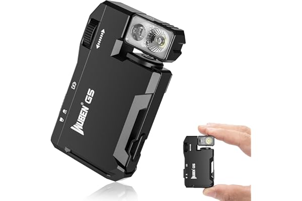 WUBEN G5 Flashlight Rechargeable, Mini EDC Flashlight Camping, Torch Light | 400 Lumens Dual Light Sources Small Flashlight w