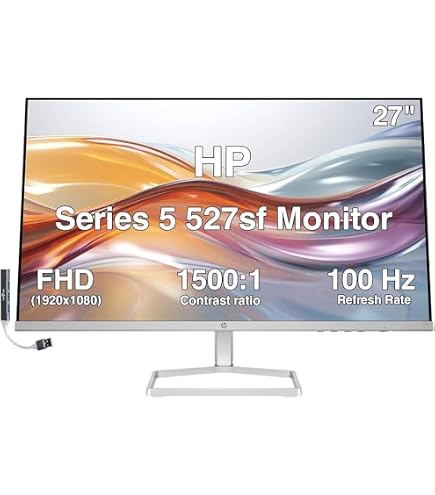 Amazon.com: HP 27-inch FHD Monitor with AMD FreeSync Technology