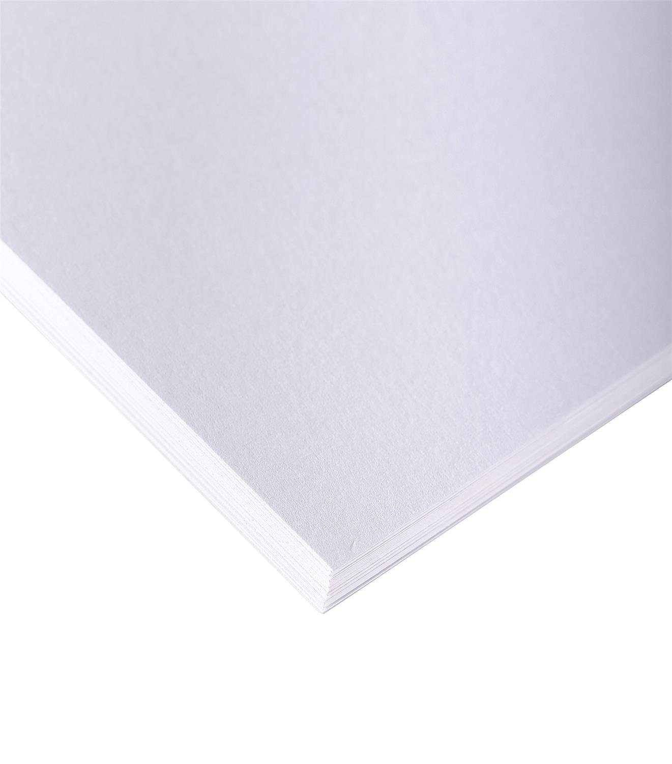Clairefontaine - Ref 37324C - White Drawing Sketch Paper (Pack of 10 Sheets) - 75 x 105cm - 200gsm Paper, pH Neutral, Acid Free, Suitable for Sketching & Drawing