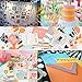 DIY 30 Rolls Washi Tape,Sackorange Rainbow Candy Colorful Tape Decorative DIY for DIY Crafts, Festival Gift Wrapping,Office Party Supplies, Christmas, Lamp, Cards, Scrapbook
