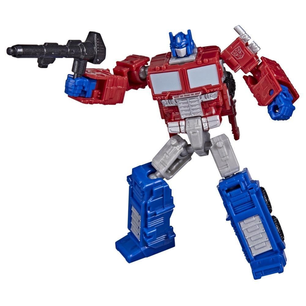 Transformers Toys Generations Legacy Core Optimus Prime Action Figure - 8 and Up, 3.5-inch, Multicolor (F3508)
