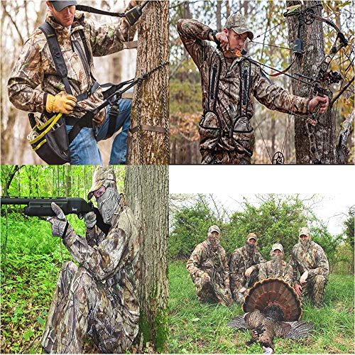 image for ADAFAZ Hunting Suit with Jacket & Pants Waterproof Camo Coat Camouflag