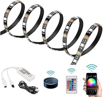 1m WiFi Smart LED Strip Light Work with 