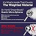 Dr.Hart's Weighted Blanket - 100% Deluxe Set Queen Bed Size, Certified Cotton Material with Premium Dream Beads, Heavy Blanket for Adults with A Duvet Cover Included - 20 lbs 60