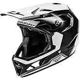 Fly Racing Rayce MTB/BMX Bicycle Helmet (Black/White, Youth Small)