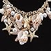 SANCAN 2018 Ocean Jewelry Sets Fashion Sea Shell Starfish Faux Pearl Collar Bib Statement Chunky Seashell Necklace Earrings Bracelet
