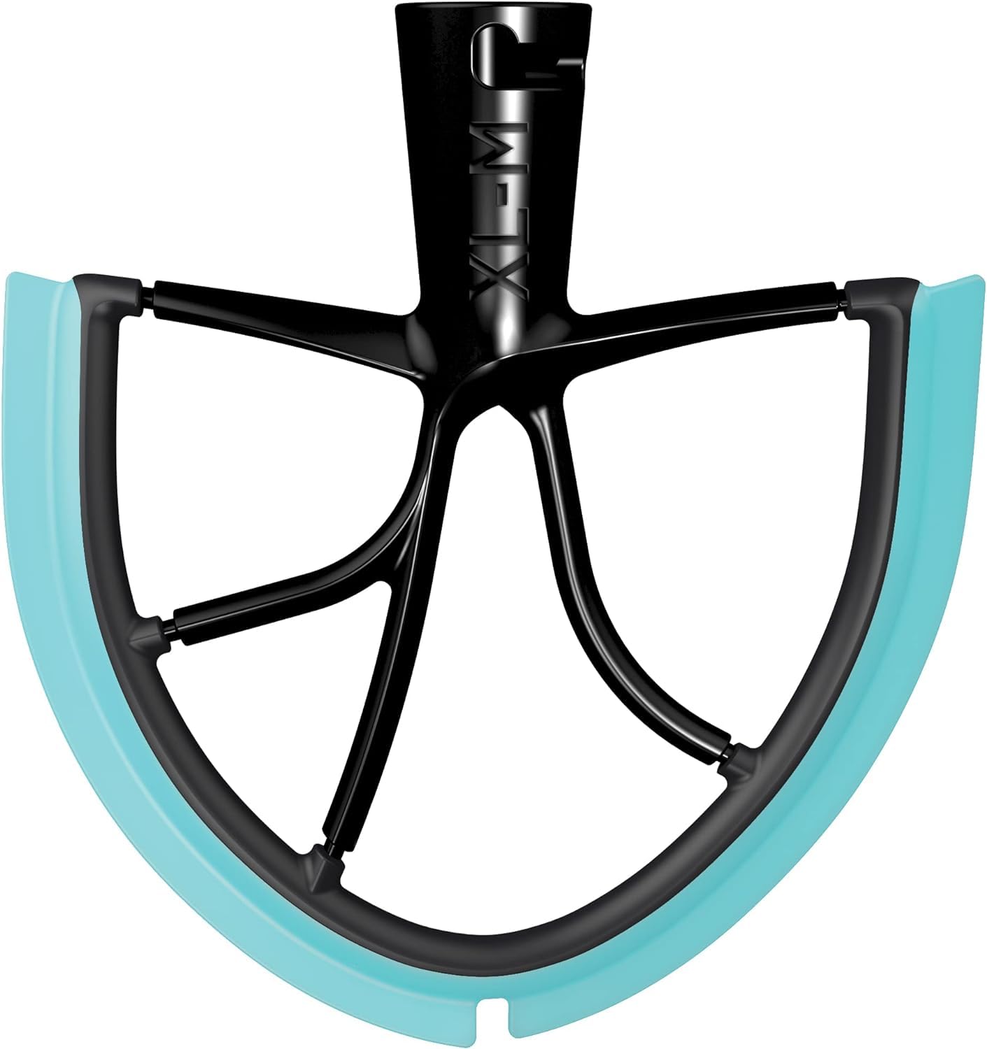 New Metro Design XL-MAX Metal Beater Blade, works with KitchenAid 5+, 6, 7, 8-Quart Stand Mixers, Aqua