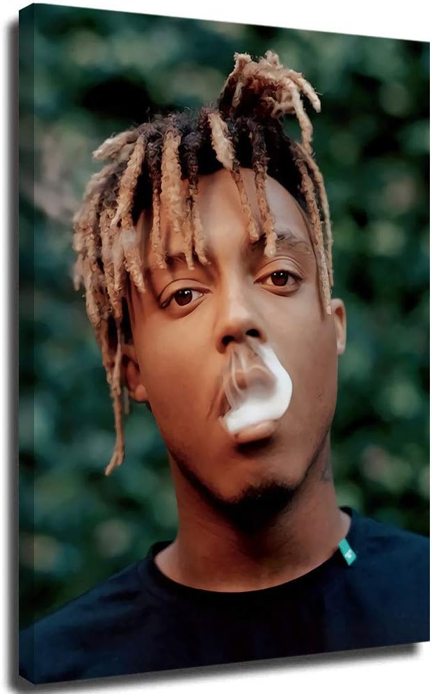 Juice WRLD Rap Wallpaper, Rapper Art Contemporary Art Oil Painting