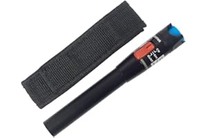 10GTEK Visual Fault Locator, Red Light 10mW Fiber Optic Cable Tester Meter with 2.5mm Universal Connector for CATV Telecommunications Engineering Maintenance