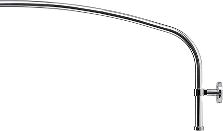Croydex Luxury Curved Shower Curtain Rod Maximum Length 2000mm
