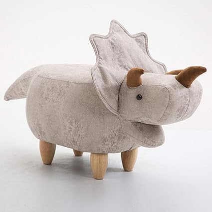 Oficina en Casa Taburete de Zapatos Puf Silla Sofá de Cuero Otomana Puf