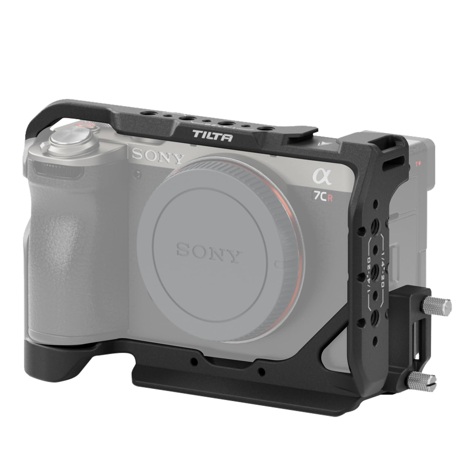 Tilta a7C II/R Cage, Full Camera Cage Compatible with Sony a7C R/II with HDMI Cable Clamp - Black TA-T60-FCC-B
