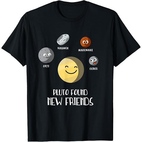 Amazon.com: I Love Pluto Heart Cute Pluto Planet Space T-Shirt
