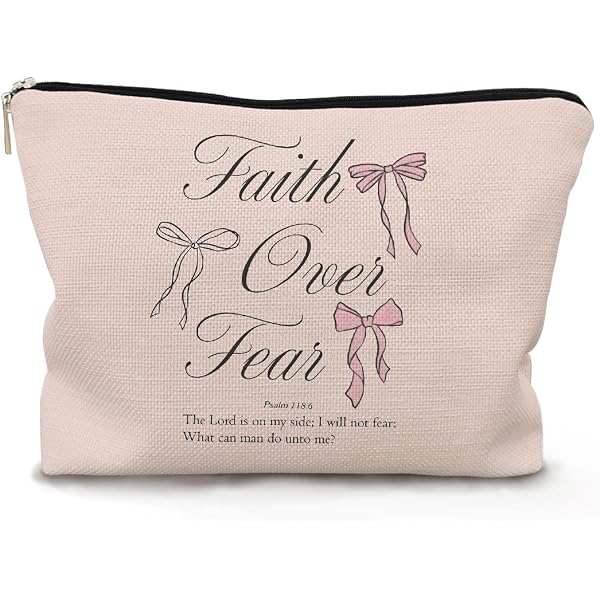 VAMSII Make-up-Tasche „Peace Love“ Design – Stylische Kosmetiktasche Für Damen & Fans