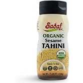 Sadaf Organic Sesame Tahini Squeeze Bottle 12.35 oz – 100% Organic Sesame Paste for Hummus, Dressings & Dips