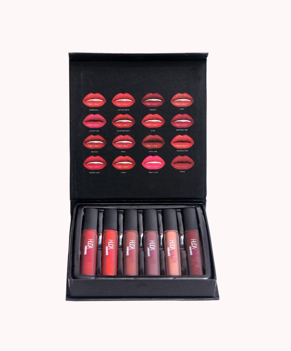 huda beauty lipstick set of 6