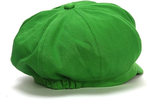 cotton elastic newsboy cap