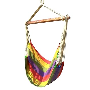 Hangit Cotton Swing Chair (Multicolor, 50 Centimeters)