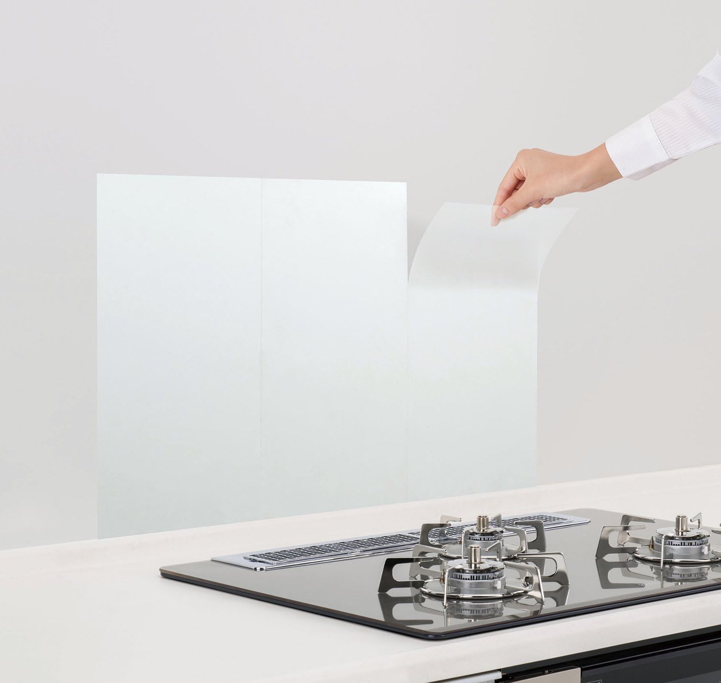 Amazon Co Jp 東洋アルミ キッチン壁用汚れ防止シート 透明 29 ホーム キッチン