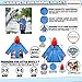 Nickelodeon Kids Paw Patrol Rain Wear, Umbrella And Poncho raincoat Set For Girls Ages 4-5, Blue/Red