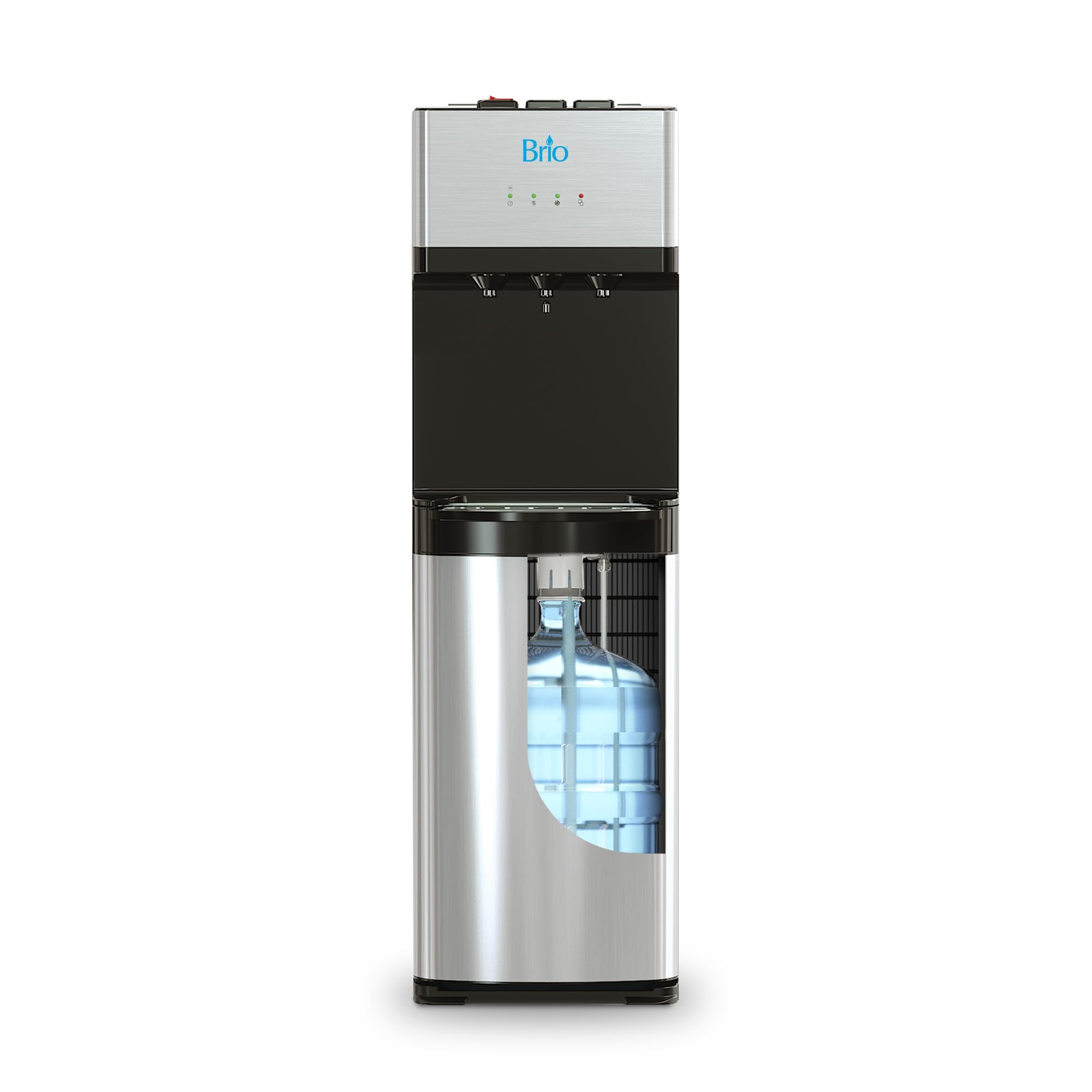 Bottom Loading Water Cooler Dispenser - 500W Hot & Cold Floor Standing - Gold