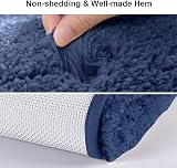 Non Slip Bath Mat Extra Large 50x178cm Navy Blue view 4