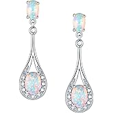 Dangle Earrings for Women Drop Earrings 18K White Gold/Rose Gold Plated Jewelry Hypoallergenic for Sensitive Ears