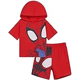 Marvel Spidey and His Amazing Friends Pullover Hoodie and French Terry Shorts Toddler to Big Kid Sizes (2T - 10-12)