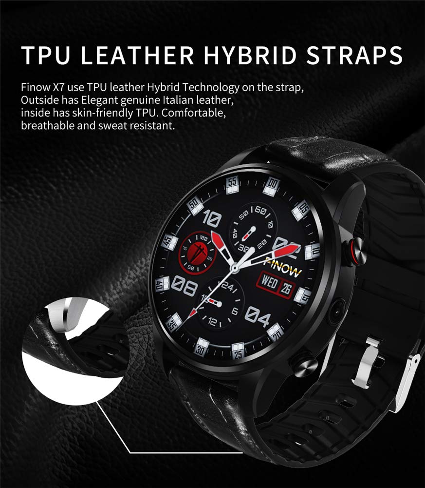 ZLOPV Pulsera Smart Watch X7 Android 7.1 1gb 16gb con cámara GPS ...