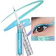 CHARMACY Chameleon Liquid Eyeliner, Liquid Glitter Eyeliner, Highly Pigmented, Metallic MultiColor Shifting waterproof Eyeliner, Ultra-Fine Tip, Longwearing, Smudge-proof (#301)