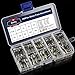 Deliy 160pcs Fast-blow Glass Fuses Quick Blow Car Glass Tube Fuses Assorted Kit Amp