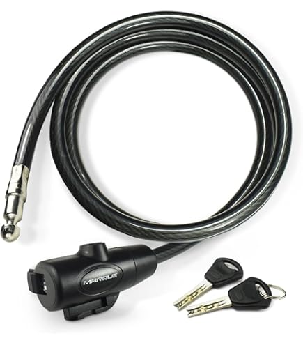 Câble Antivol Master Lock 715DAT – Acier Tressé Pour Bâche Voiture, Avec Cadenas (neuf)