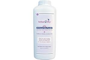 PROFESSIONAL SELLERS GROUP Infant Dry All Natural Baby Powder 10 Oz - Gentle Formula Talc Free, All Natural and Unscented Dusting Powder for Sensitive Baby Skin