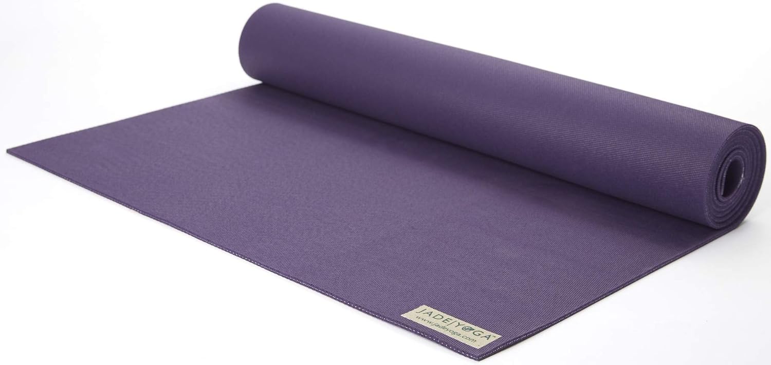 Jade Harmony 3/16″ x 24″ x 68″ Purple Yoga Mat BigaMart