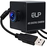 ELP Global Shutter USB Wide Angle Webcam for Computer 1080P 90fps Lightburn Camera for Laser Engraver USB2.0 PC High Frame Security Camera for Raspberry Pi (110 Low Distortion Lens)