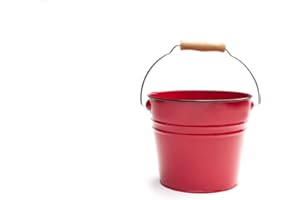 Nantucket Seafood 4510 Red Serving Pail/Ice Bucket, Iron