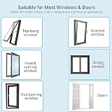 HOMGEN 8pcs Window Open Restrictors Locks with Keys & Screws for Kid Cat view 5