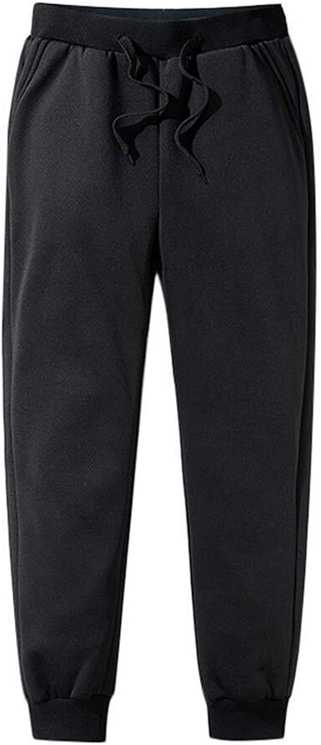 Warm Casual Polar Lining Thermal Pants Gray Kashmir Lined Winter