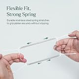 WINSOME Invisible Plate Hanger Wall Mount 20-25 cm White Steel Spring view 4