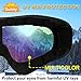 COOLOO Ski Goggles, 2 Pack Snow Goggles Snowboard Goggles for Men Women Kids - UV Protection Foam Anti-Scratch Dustproof