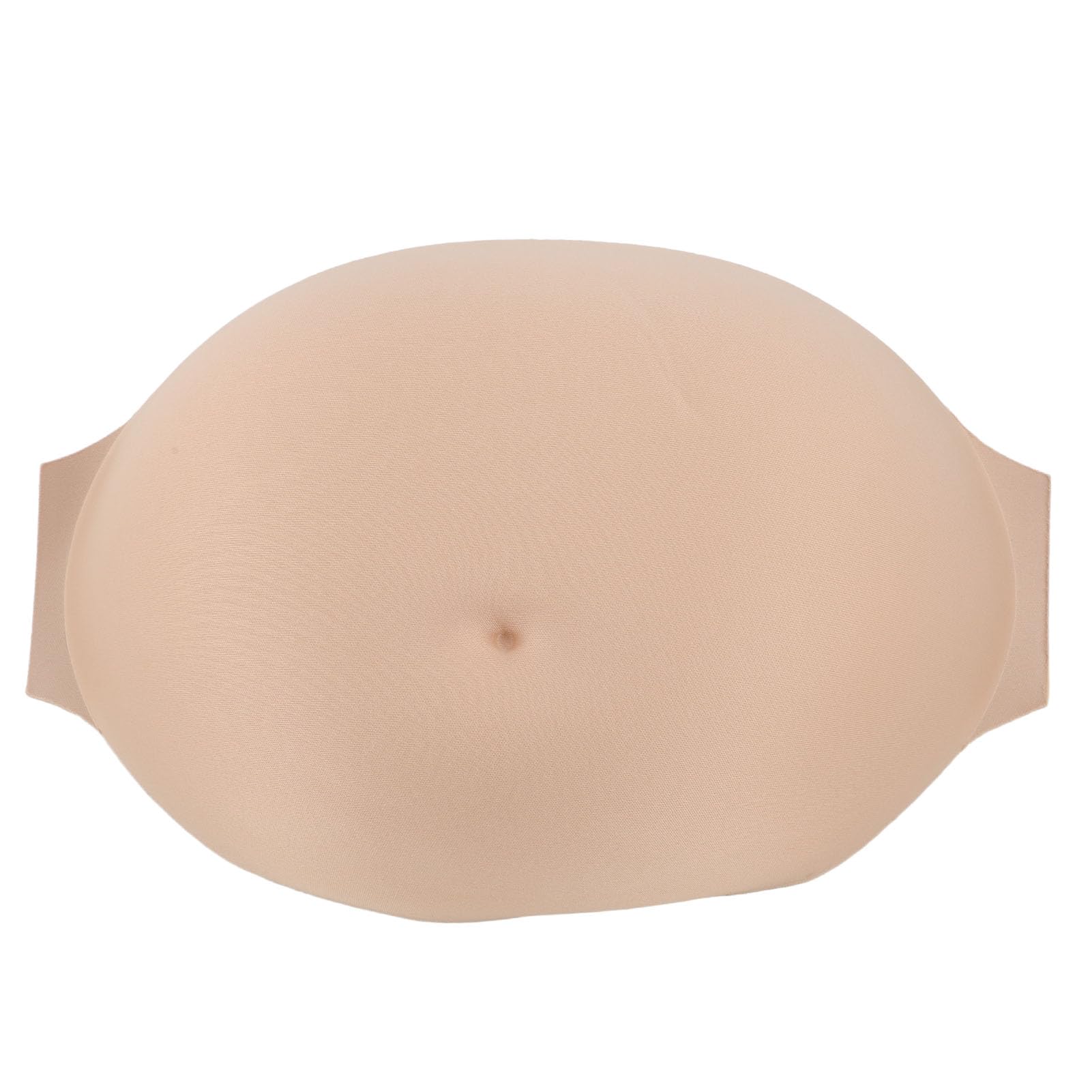 Srliya Fake Pregnancy Belly Pregnant Belly Costume Memory Foam Realistic Sastener Breathable Artificial Belly Bump for Parties Stage Performance (5-8 Months)